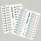 The Mighty Badge Badge Kit, Magnetic, Laser, Reusable, 1"x3", 10/PK, SR 5PK AVE71206 - alternate 4